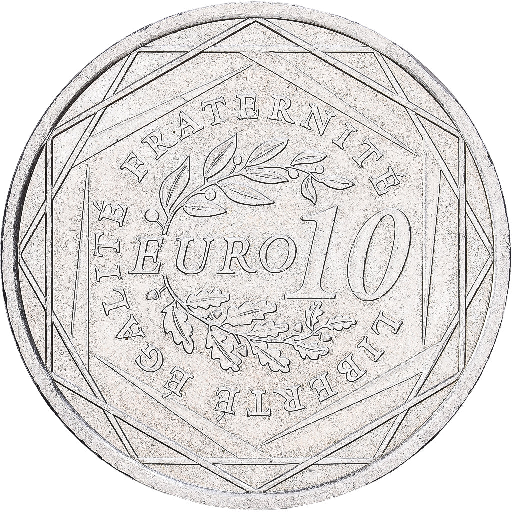 France, 10 Euro, 2009, Silver, AU(50-53), Gadoury:EU337, KM:1580