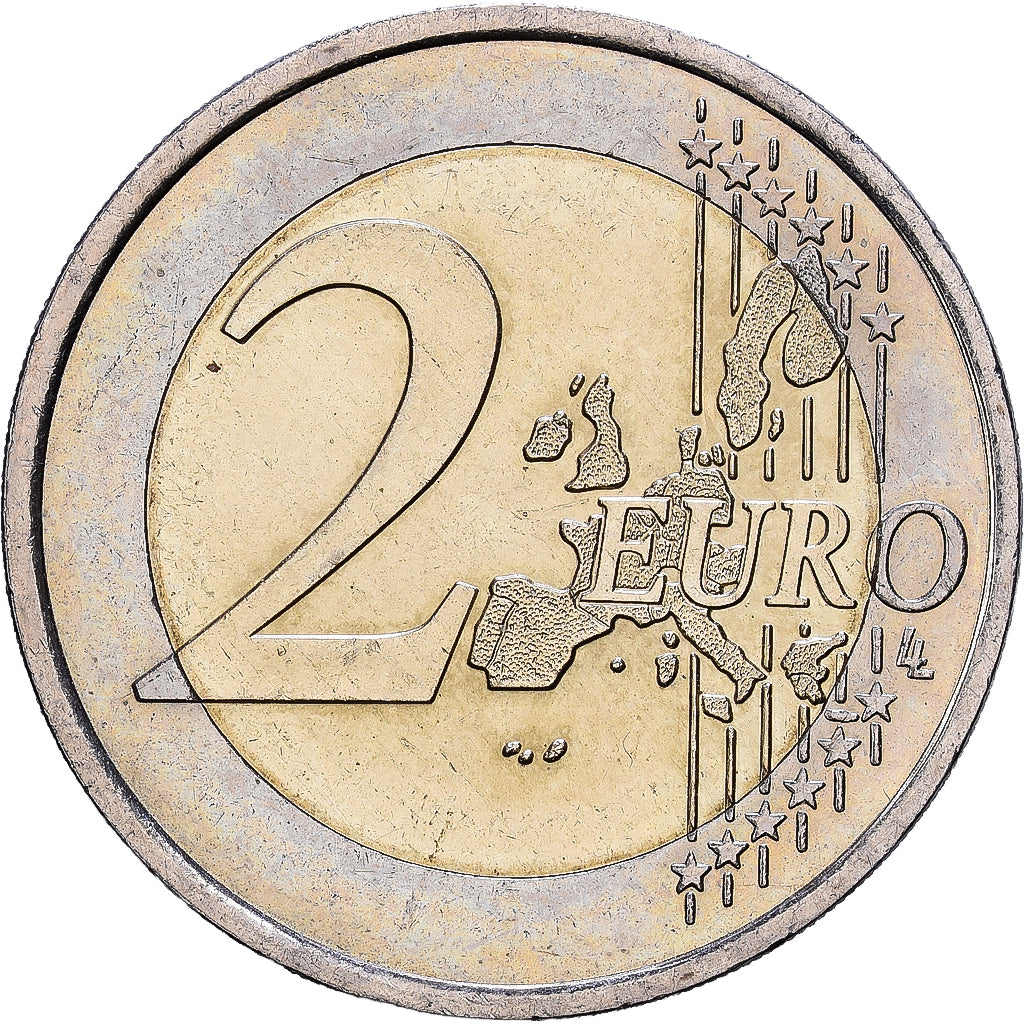 Monaco, Rainier III, 2 Euro, 2001, Monnaie de Paris, Bimetaliczny, AU(50-53)
