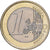 Monaco, Rainier III & Albert, 1 Euro, 2001, MDP, Bimetaliczny, AU(50-53), KM:173