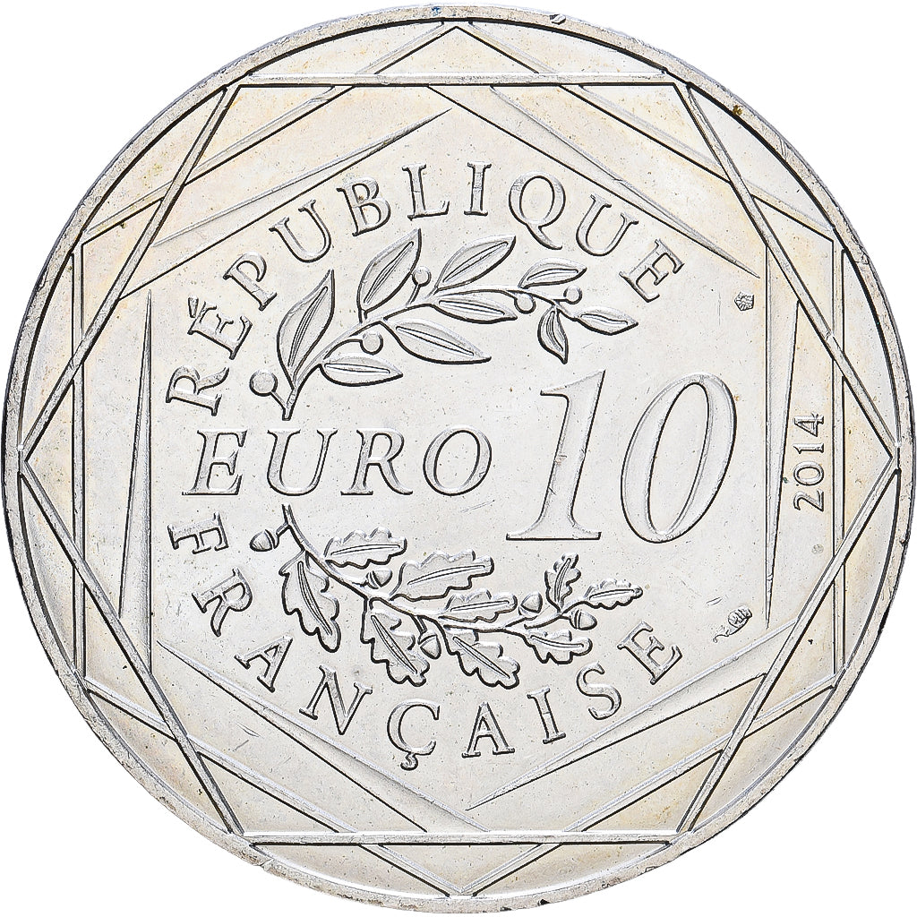 Frankreich, 10 Euro, Sempé - Egalité, 2014, Silber, SS+, Gadoury:EU718