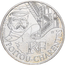 Francia, 10 Euro, Poitou-Charente, 2012, Monnaie de Paris, Plata, EBC+