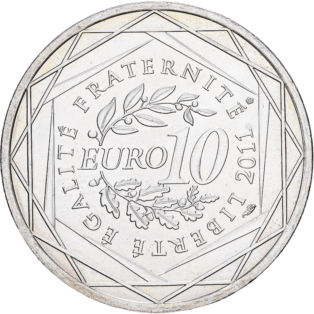 Francia, 10 Euro, 2011, Paris, Argento, SPL-, KM:1732