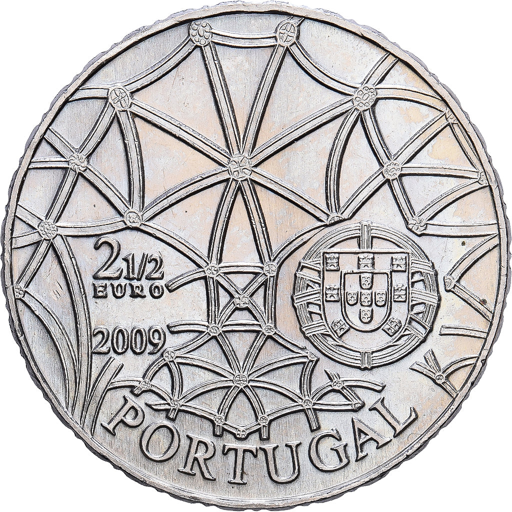 Portugal, 2-1/2 Euro, Unesco World Heritage - Jerónimos Monastery, 2009