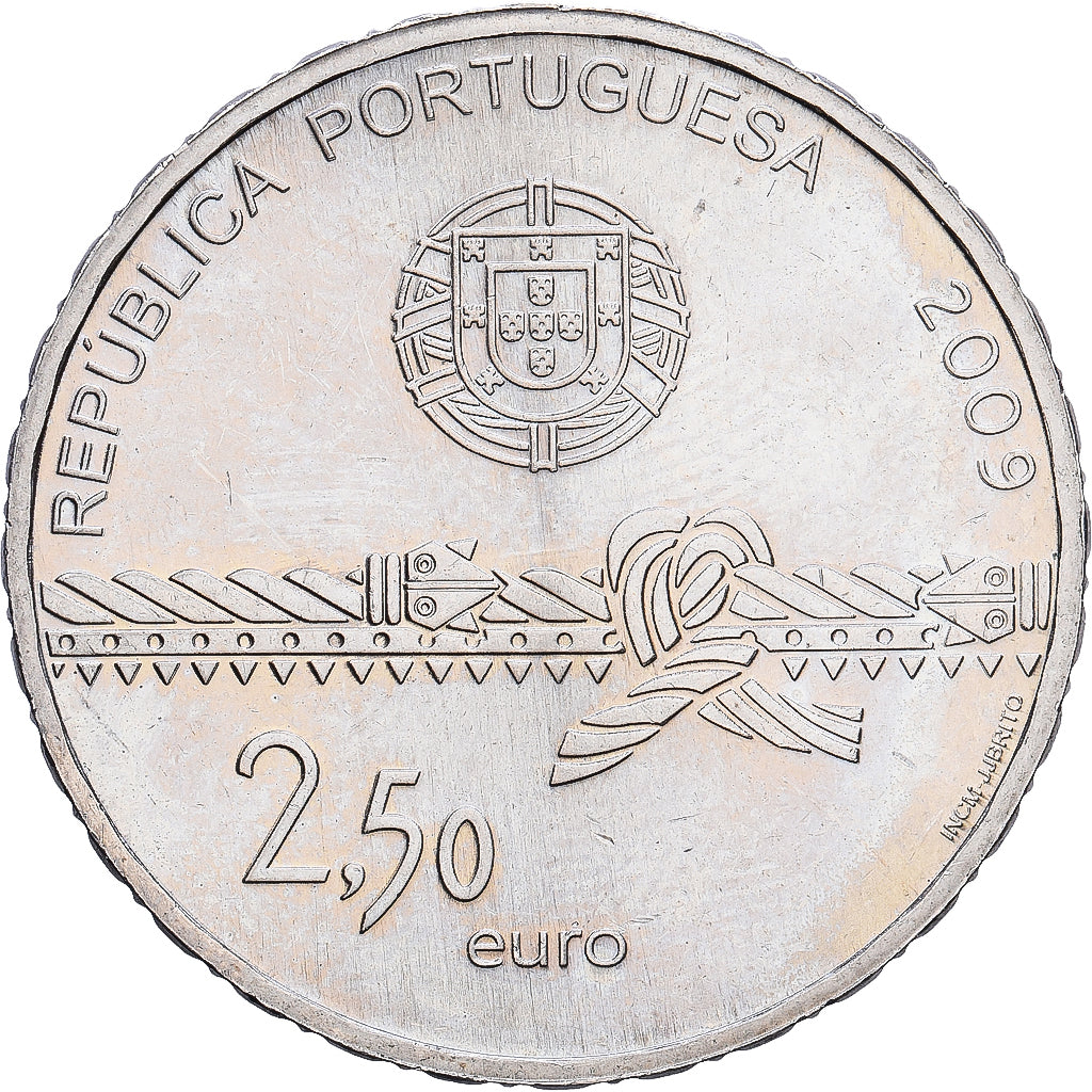 Portugal, 2-1/2 Euro, Unesco World Heritage - Bélem Tower, 2009, Lisbon
