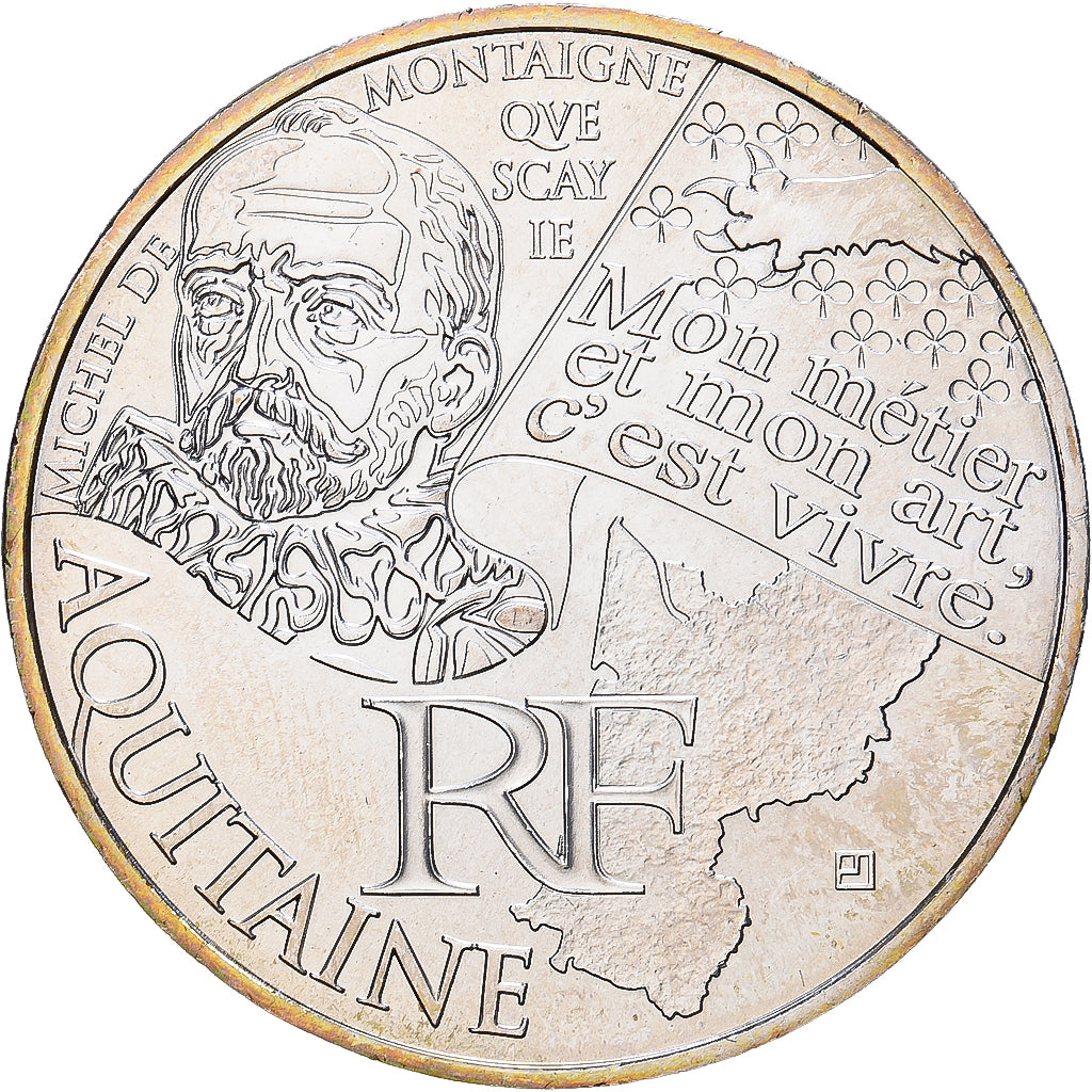 France, 10 Euro, 2012, Paris, Silver, MS(60-62), Gadoury:EU514, KM:1863