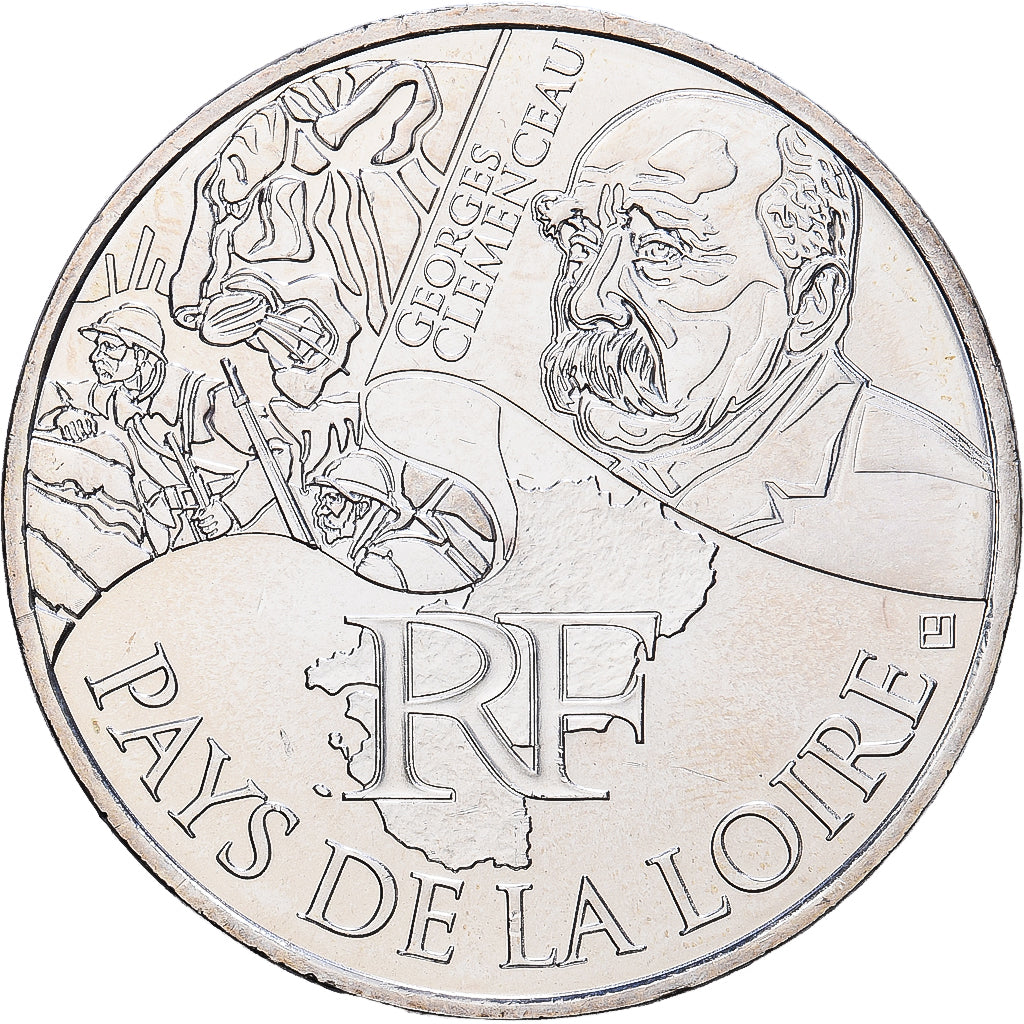 France, 10 Euro, 2012, Paris, Silver, MS(60-62), KM:1881