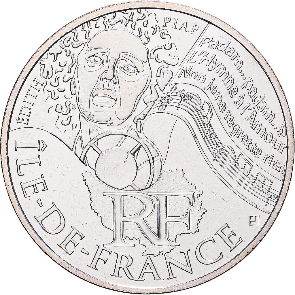 France, 10 Euro, 2012, Paris, Silver, MS(60-62), KM:1875