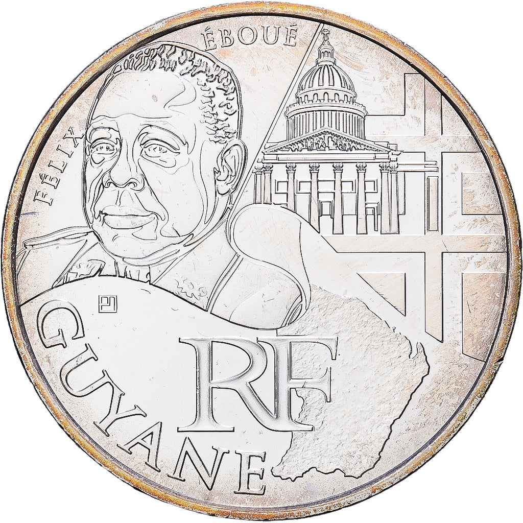 France, 10 Euro, 2012, Paris, Silver, MS(60-62), KM:1872