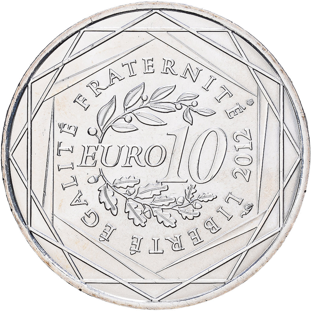 Frankreich, 10 Euro, Basse-Normandie, 2012, Paris, Silber, VZ+, KM:1865