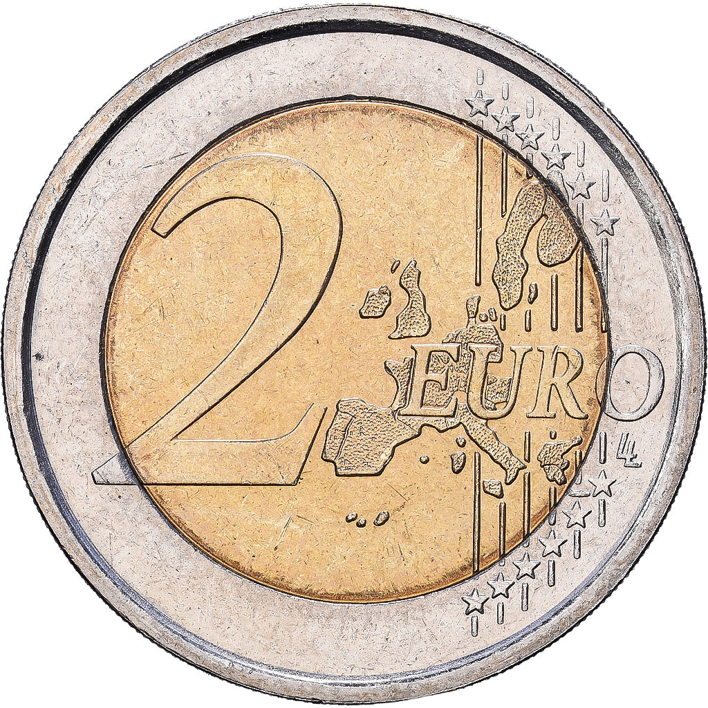 San Marino, 2 Euro, Le Palazzo Publico, 2002, Rome, Bi-Metallic, VZ, KM:447