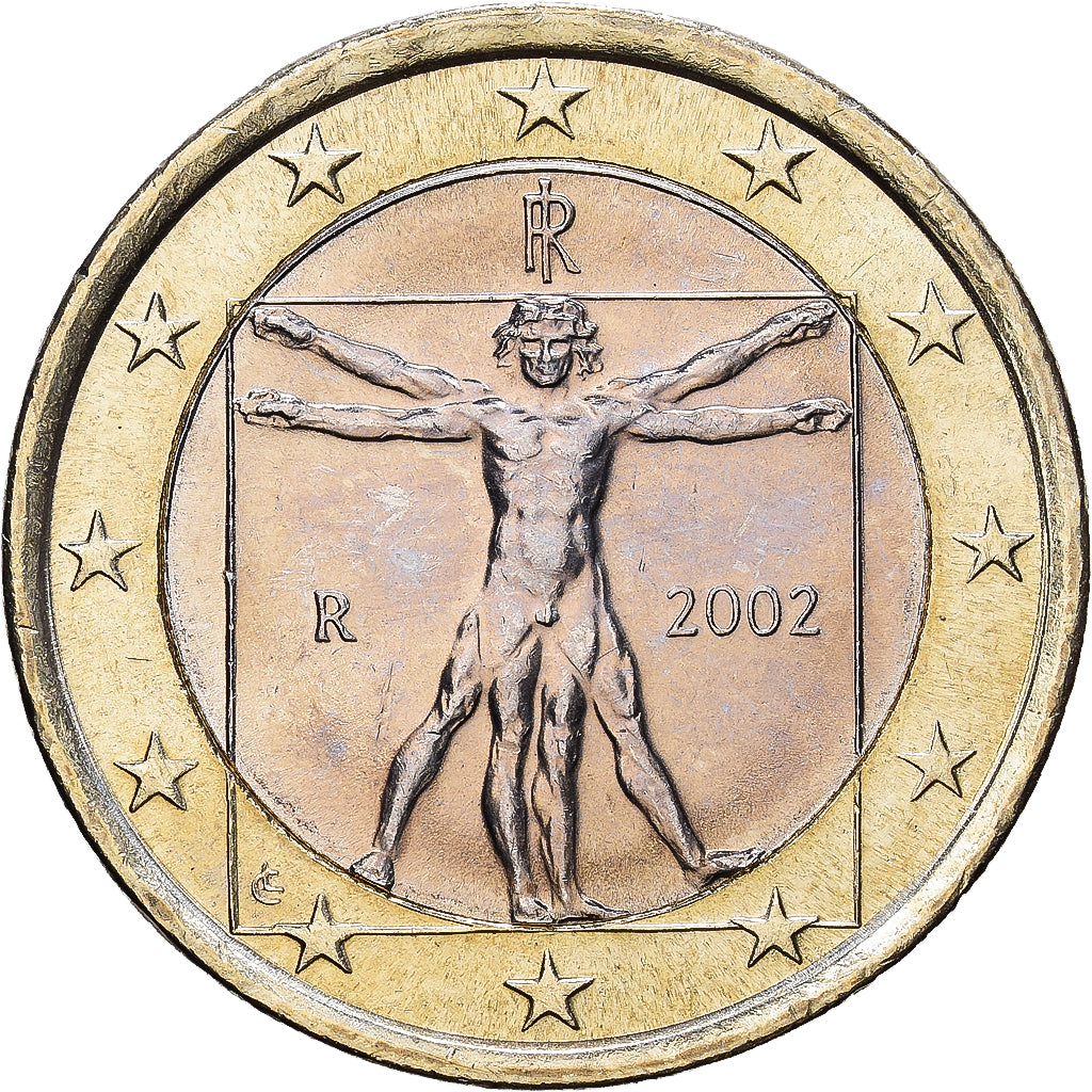Italia, Euro, 2002, Rome, Bimetálico, EBC, KM:216