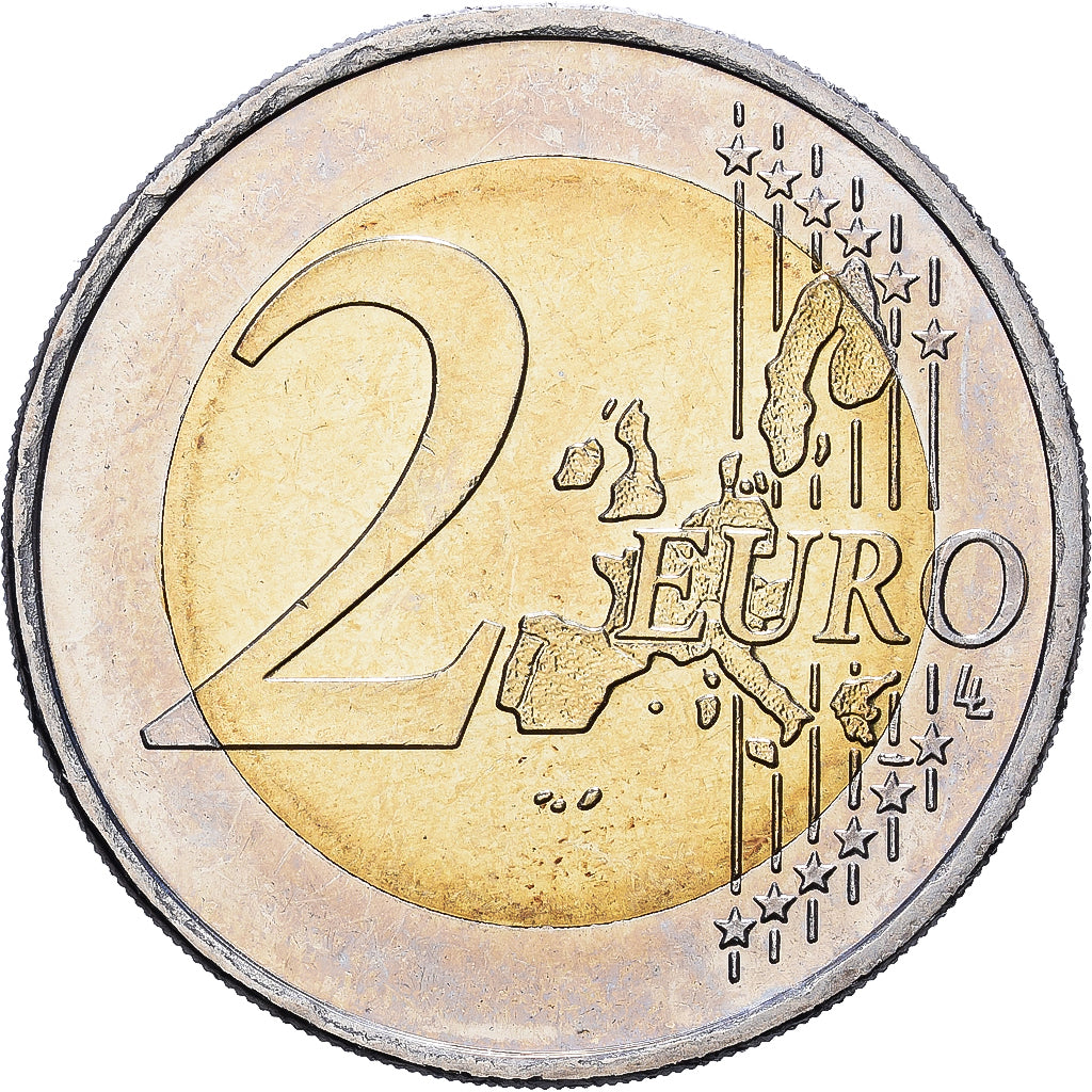 Niemcy, 2 Euro, 2002, Stuttgart, Bimetaliczny, MS(60-62)