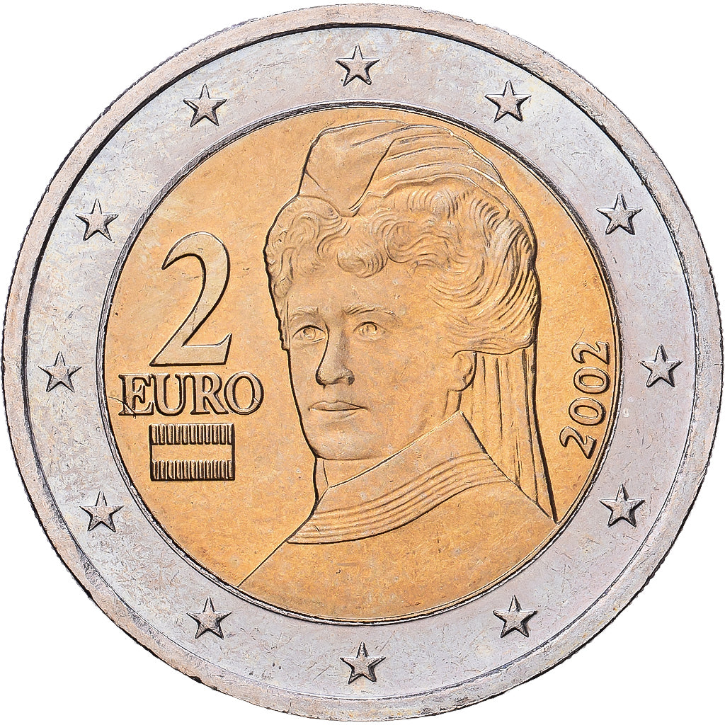 Austria, 2 Euro, 2002, Vienna, Bimetálico, EBC, KM:3089