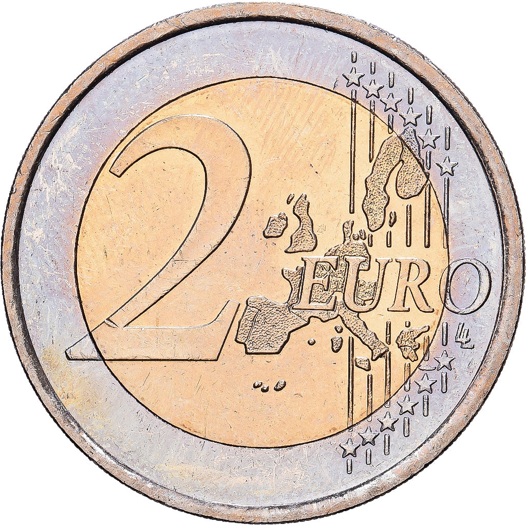 REPÚBLICA DE IRLANDA, 2 Euro, 2002, Sandyford, Bimetálico, EBC, KM:39