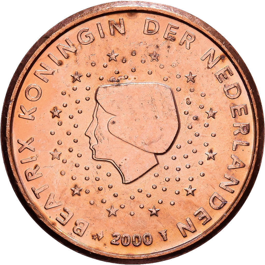 Países Bajos, Euro Cent, 2002, Cobre chapado en acero, EBC+