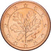 Germany, 5 Euro Cent, 2002, Karlsruhe, Copper Plated Steel, MS(63)