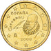 Spain, Juan Carlos I, 50 Euro Cent, 2000, Madrid, Brass, MS(63), KM:1045