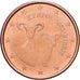 Cyprus, Euro Cent, 2008, Copper Plated Steel, AU(50-53)
