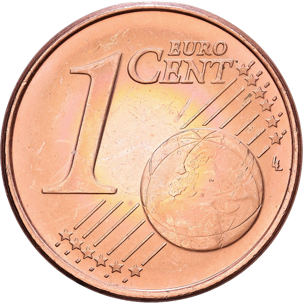 Cyprus, Euro Cent, 2008, Copper Plated Steel, AU(50-53)