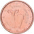 Cyprus, 2 Euro Cent, 2008, Copper Plated Steel, PR
