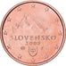Slowakije, 2 Euro Cent, 2009, UNC, Copper Plated Steel, KM:96