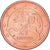 Lituânia, 5 Euro Cent, 2015, Aço Cromado a Cobre, MS(64), KM:207