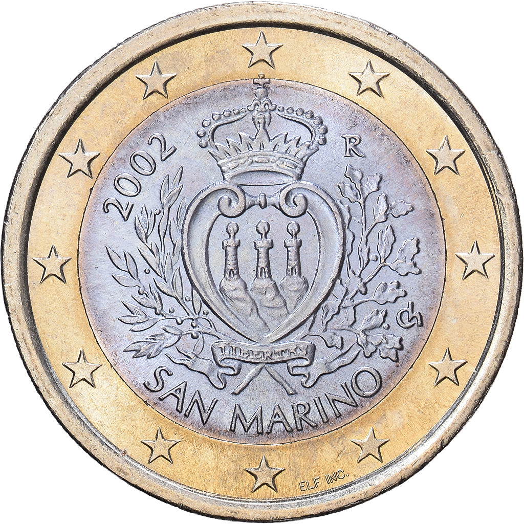 San Marino, Euro, 2002, Rome, Bi-Metallic, PR+, KM:446