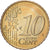 Luxemburgo, Henri, 10 Euro Cent, 2002, Utrecht, Latão, MS(60-62), KM:78
