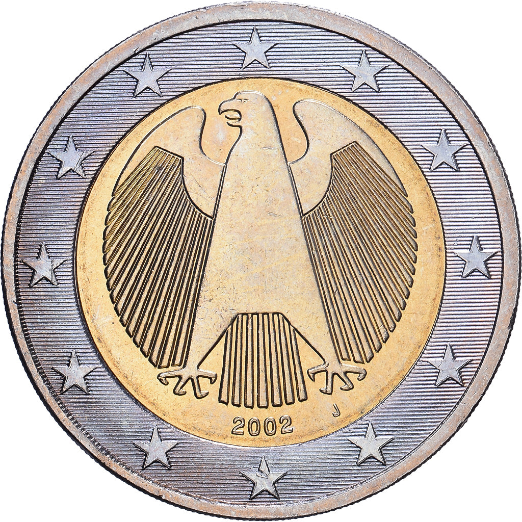 Allemagne, 2 Euro, 2002, Hambourg, Bimétallique, SUP+