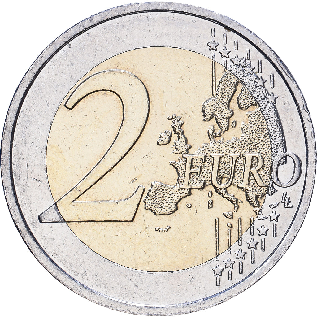 Frankreich, 2 Euro, 25e Anniversaire du Ruban Rose, 2017, Bi-Metallic, VZ+