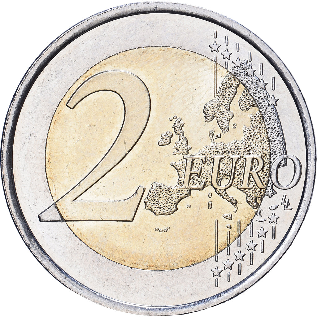 Spain, 2 Euro, 2018, Bi-Metallic, MS(64)