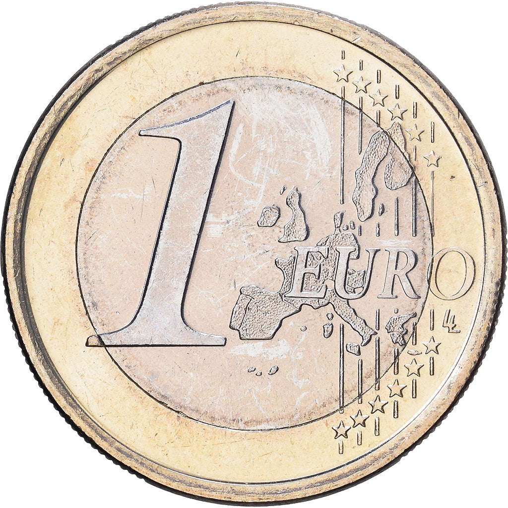 Spanje, Juan Carlos I, 1 Euro, 1999, Madrid, Bi-Metallic, UNC