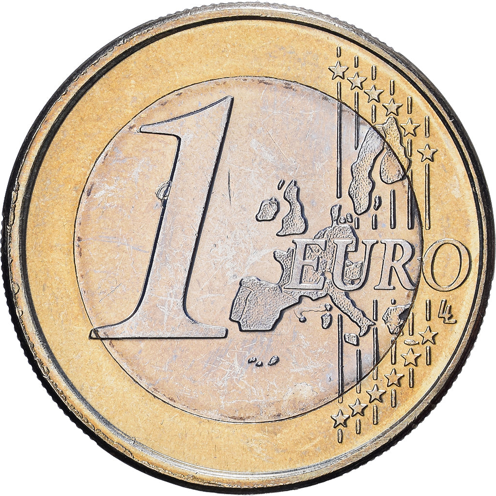 Luxembourg, 1 Euro, 2002, Utrecht, Bi-Metallic, MS(60-62)