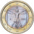 Italien, 1 Euro, 2002, Rome, Bi-Metallic, SS+