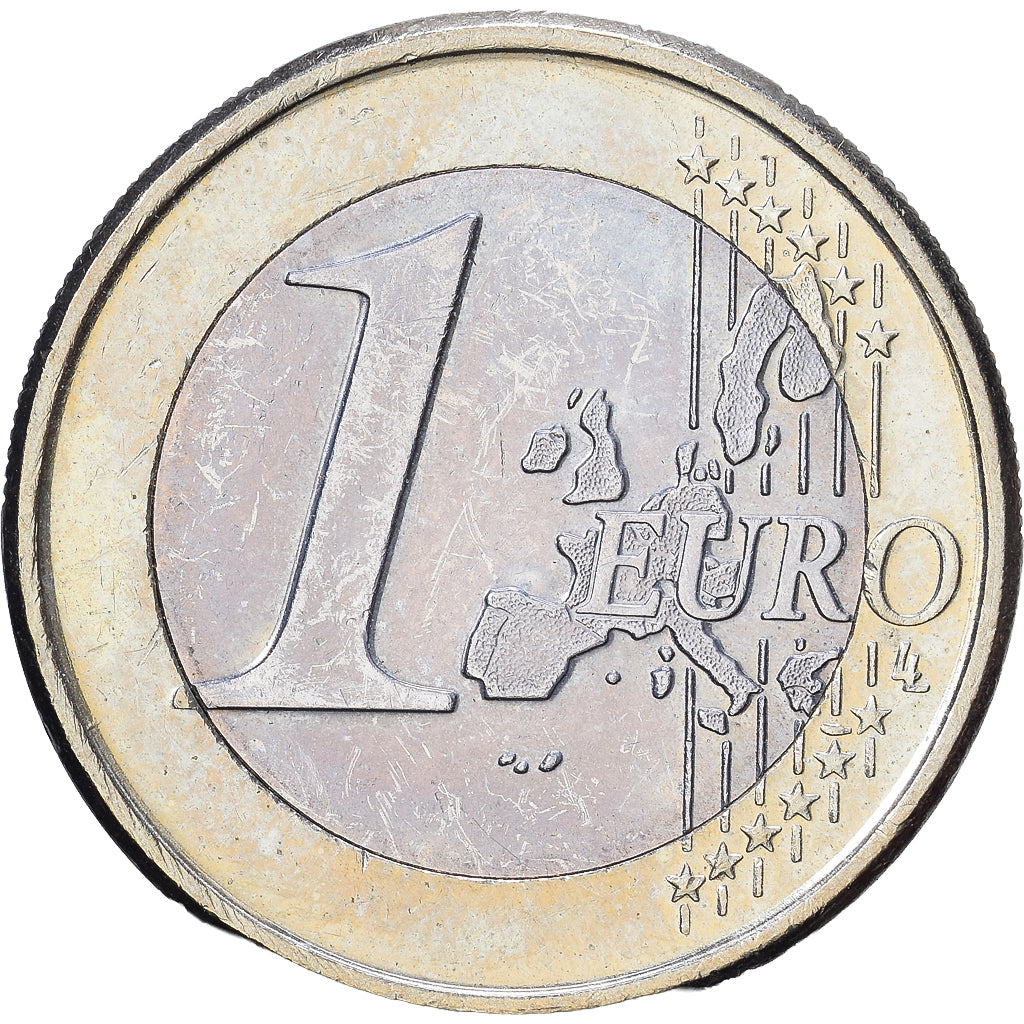 Finlândia, 1 Euro, 2001, Vantaa, Bimetálico, AU(55-58)