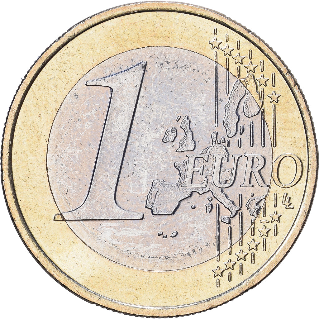 Austria, 1 Euro, 2002, Vienna, Bi-Metallic, AU(55-58)