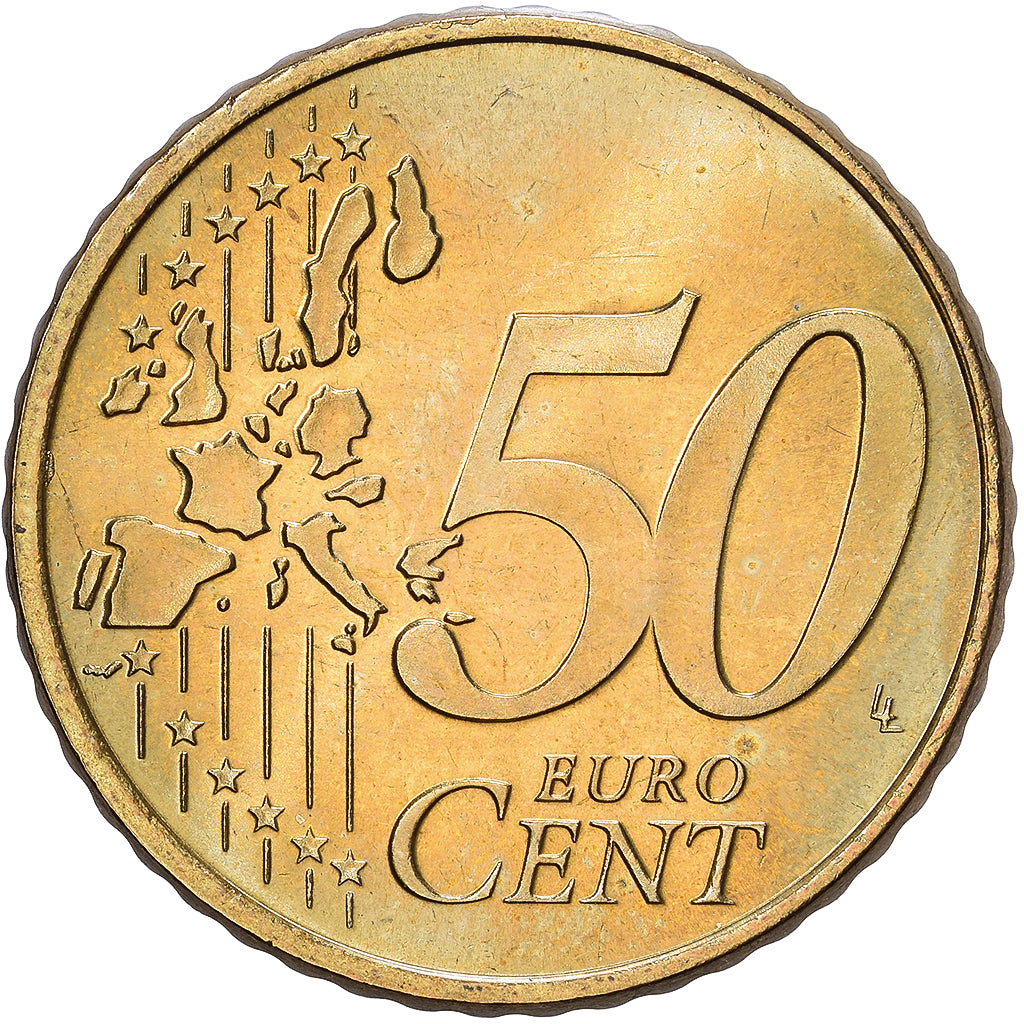 Luxemburg, Henri I, 50 Centimes, 2002, Utrecht, Nordic gold, PR