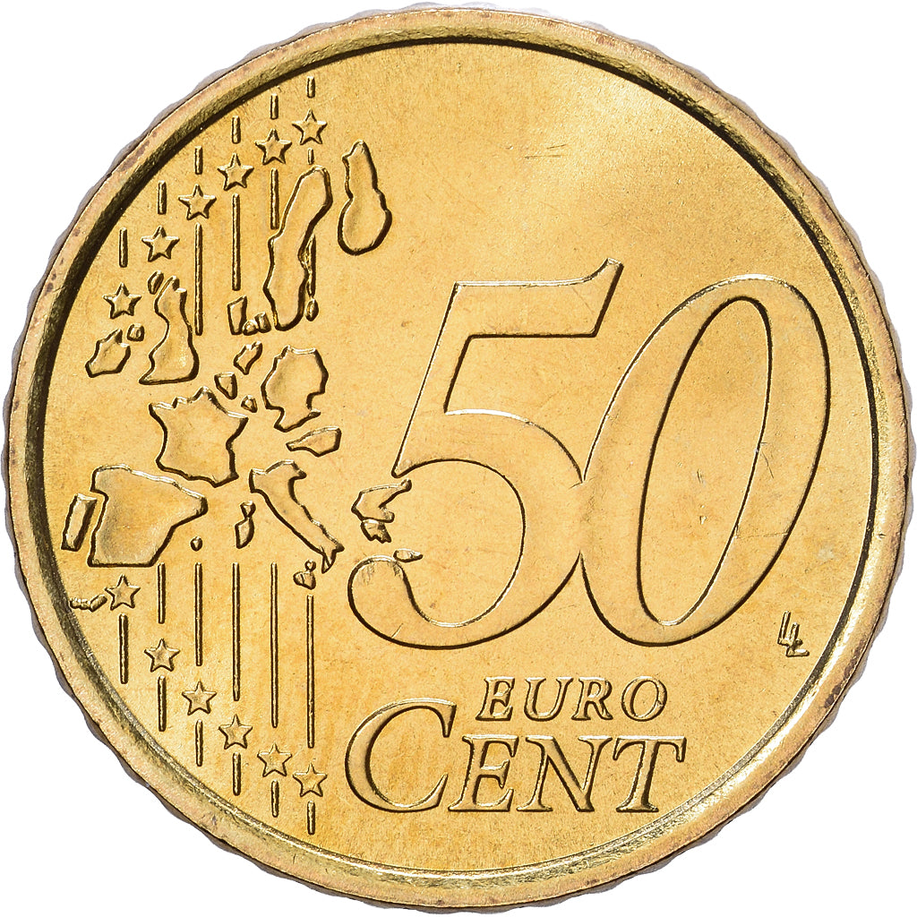 Italia, 50 Centimes, 2002, Rome, Nordic gold, SPL