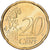 Espanha, 20 Centimes, Miguel de Cervantes, 2000, Madrid, Nordic gold, MS(63)