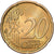 Espanha, 20 Centimes, Miguel de Cervantes, 1999, Madrid, Nordic gold, AU(55-58)