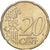 Nederland, Beatrix, 20 Centimes, 1999, Utrecht, Nordic gold, ZF+