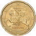 Lithouwen, 20 Centimes, 2015, Vilnius, Nordic gold, PR