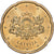 Letland, 20 Centimes, 2014, Stuttgart, Nordic gold, UNC-