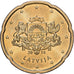 Letland, 20 Centimes, 2014, Stuttgart, Nordic gold, UNC-