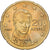 Griekenland, 20 Centimes, 2002, Athens, Nordic gold, PR+