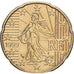 France, 20 Centimes, BE, 1999, MDP, Or nordique, SUP
