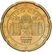 Austria, 20 Centimes, 2002, Vienna, Nordic gold, SPL-