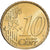 Espanha, 10 Centimes, Miguel de Cervantes, 2000, Madrid, Nordic gold, MS(63)
