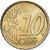 Espanha, 10 Centimes, Miguel de Cervantes, 1999, Madrid, Nordic gold, AU(55-58)