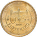 Eslováquia, 10 Centimes, le château de Bratislava, 2009, Kremnica, Nordic
